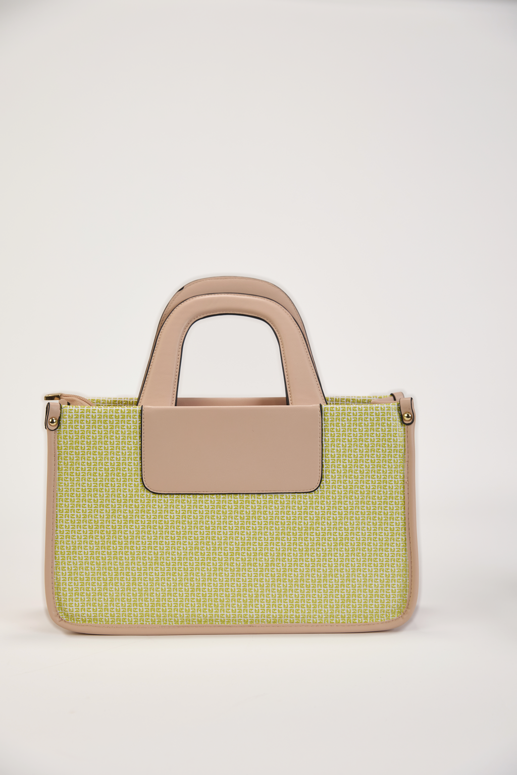The City-Chic Mini Tote Bag Pastel Lime & Blush