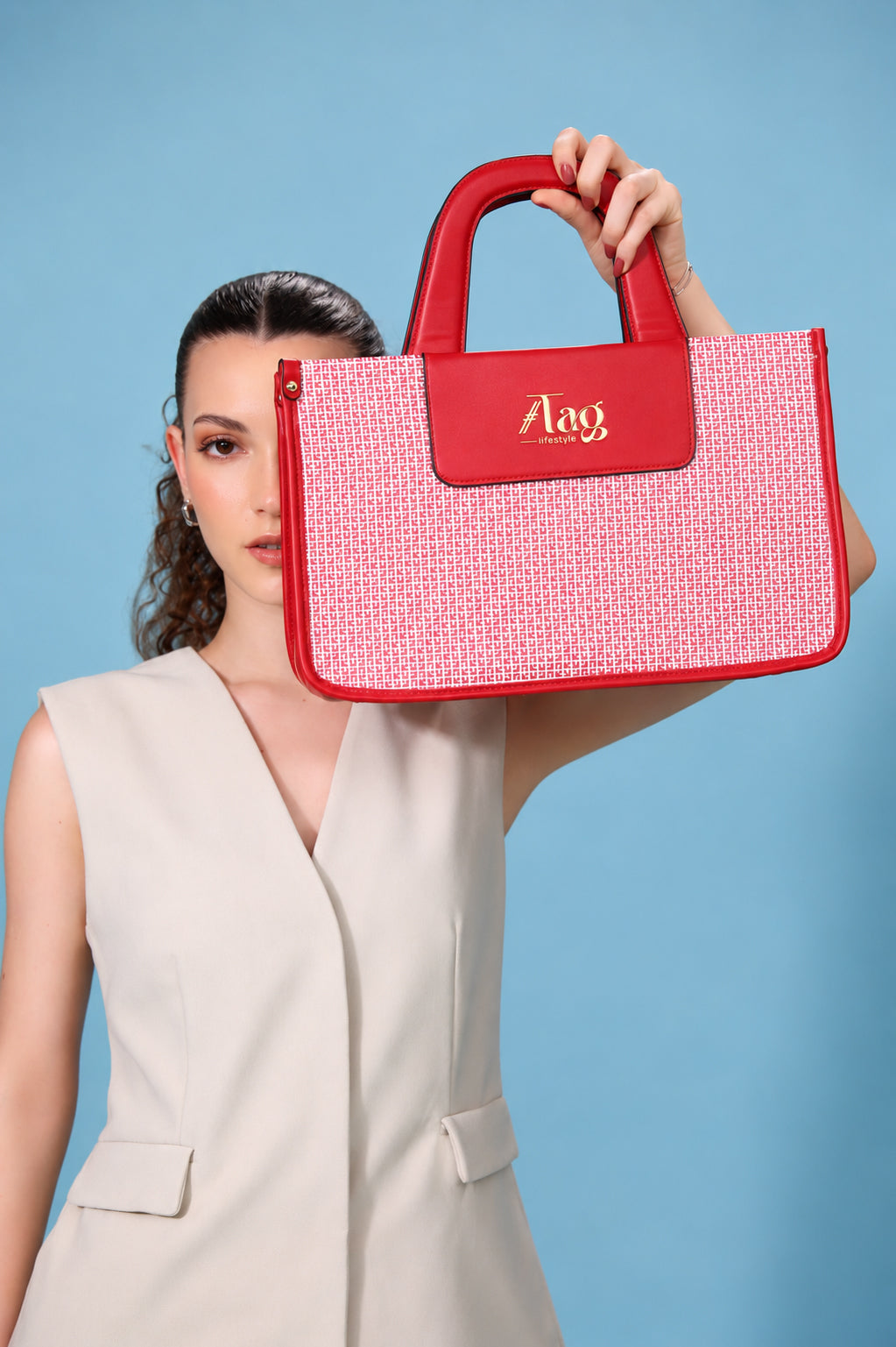 The City-Chic Mini Tote Bag Crimson