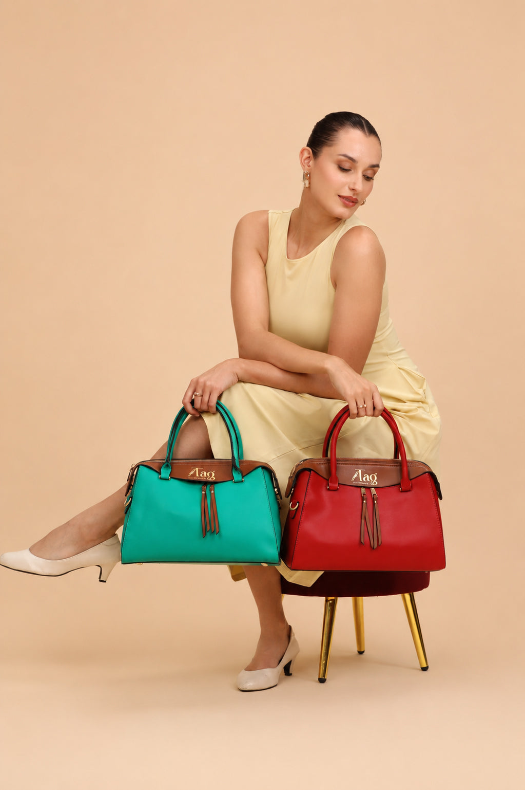 Women’s Satchel Handbag 2-Piece Set